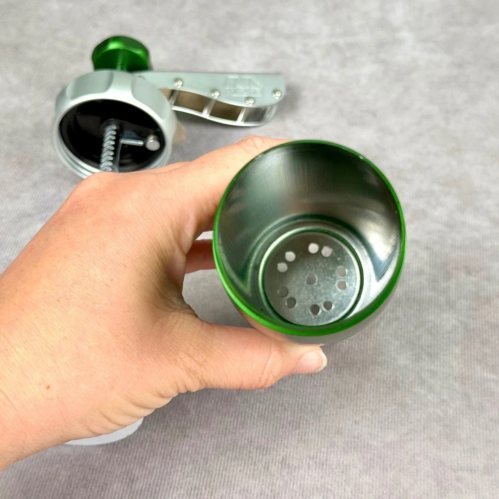 Marcato Atlas Biscuits Cookie Press Green Anodized Aluminum Made in Italy